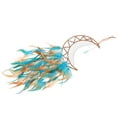 thumbnail image 4 of DECOMELODY 1Set Dream Catcher Multi Color Moon Shape Wall Hanging Home Decoration Iron Thread Girls Bedroom Decoration, 4 of 8