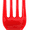 Red, variant on (6 pack) Plastic Disposable Forks, Black, 24 Pieces, by Way To Celebrate