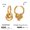 JDE2405019, variante sur Faty-T Boucles d'Oreilles Créoles Pavé Cercle Charme - Bijoux Élégants pour Occasions Spéciales