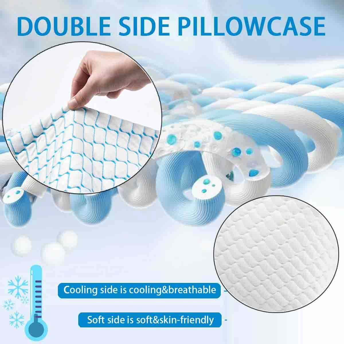 Pillows for Sleeping (2-Pack), Luxury Hotel Pillows Queen Size Set of 2,Bed Pillows for Side and Back Sleeper (Queen)