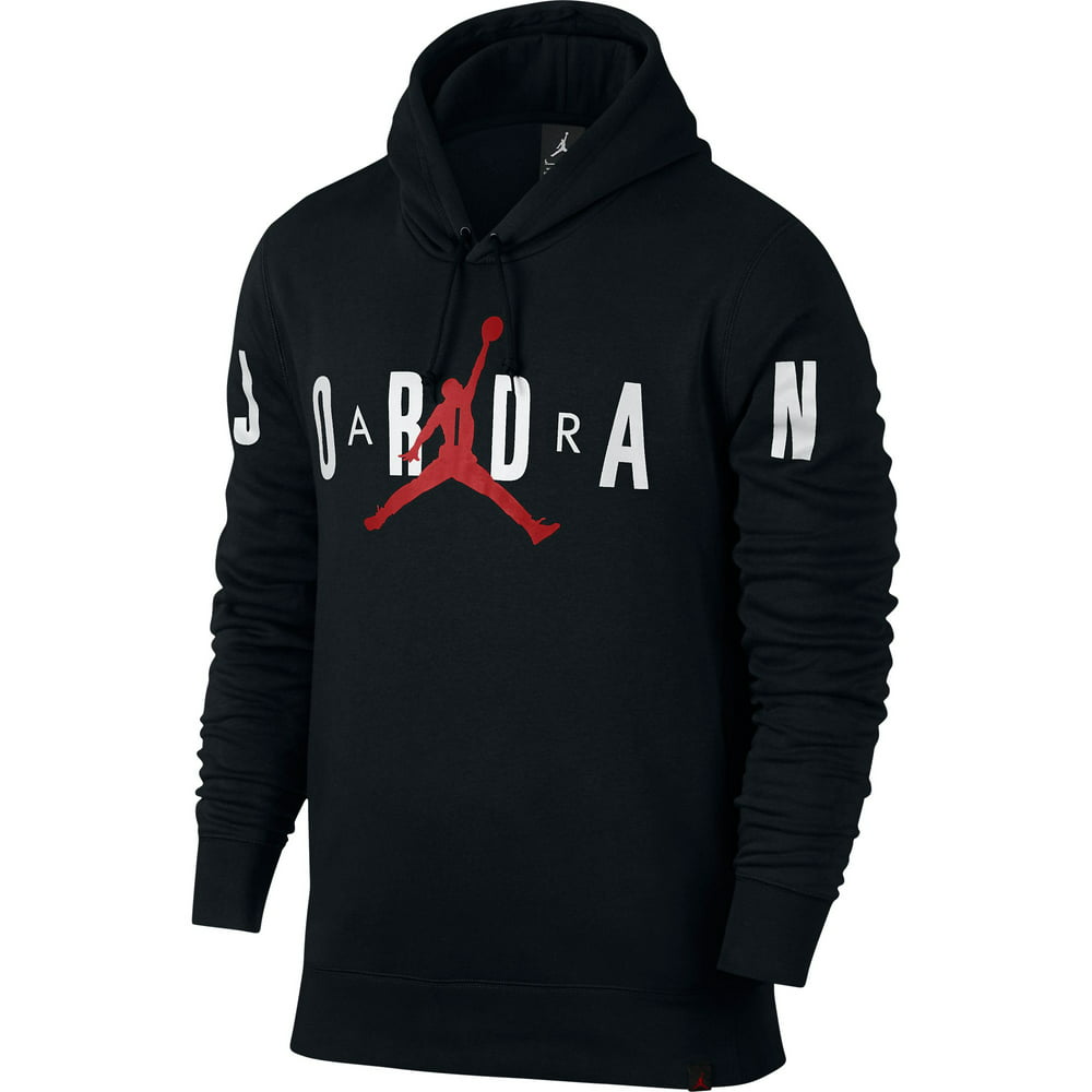 Adidas - Jordan Flight Fleece Graphic Men's Pullover Hoodie Black/White ...