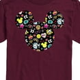 thumbnail image 3 of Mickey & Friends - Mickey Logo with Emojis - Men's Short Sleeve Graphic T-Shirt, 3 of 5
