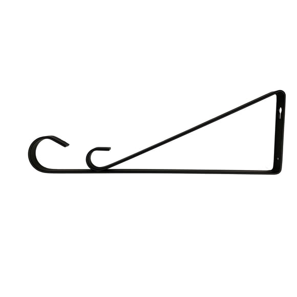 12IN Metal Hanging Bracket Black(Brand:Expert Gardener)