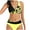 Yellow#, variant on Bathing Suit for Women High Waisted Bottom Print Push Up Bikini Tops 2 Piece Swimsuit for Women Floral Print Tummy Control Bathing Suit
