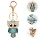thumbnail image 2 of 1Pc Graduation Gift Exquisite Rhinestone Owl Key Chain Practical Metal Keychain, 2 of 4