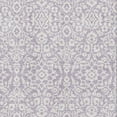 thumbnail image 3 of HomeRoots 673143 8 x 10 ft. Lavender & Ivory Damask Washable Machine Made Rectangle Area Rug with UV Protection, 3 of 9