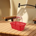 thumbnail image 2 of SHISUYAN 10Pcs Berry Basket with Lid Fruit Storage Containers For Fridge Portable Plastic Berry Baskets Cutout Design Berry Baskets For Fridge Living Room Farm And Crafts 1kg Red, 2 of 9