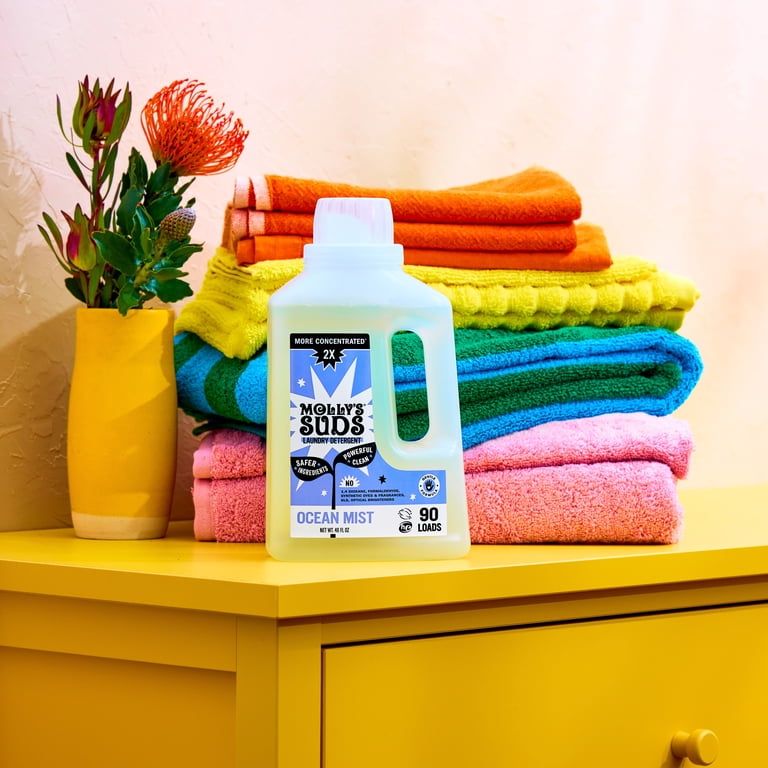 Molly's Suds 2x Concentrated Liquid Laundry Detergent, Ocean Mist, 90 Loads photo 3