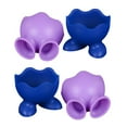 thumbnail image 2 of 4pcs Silicone Egg Boiler High Temperature Resistance Egg Cup Holders Boiled Egg Serving Cups Creative Environmental Protection for Home Kitchen (Random Color), 2 of 9