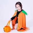 thumbnail image 3 of 3 uds. Capa de calabaza para Halloween, disfraz de cosplay para niños y adultos, traje para padres e hijos, 3 of 5