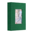 thumbnail image 1 of Small Photo Album, 4x6 Linen Cover Picture Book Hold 52 Photos, Green, 1 of 2
