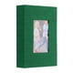 thumbnail image 1 of Álbum de Fotos Pequeño, Libro de Imágenes con Cubierta de Lino de 4x6 que Almacena 52 Fotos, Verde, 1 of 7