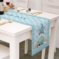 thumbnail image 2 of Easter Table Runners 13x70 Inches  Bunny Gnomes Linen Burlap Happy Easter Table Runners for Kitchen Holiday Party, 2 of 4