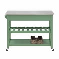thumbnail image 3 of Carolina 44″ Kitchen Island [Equestrian Green], 3 of 5