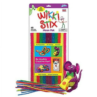Wikki Stix Christmas Fun Paks, 50 Fun paks with 8 Wikki Stix and a  Christmas Themed Activity Sheet per pak, Made in The USA!