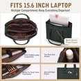 thumbnail image 4 of Laptop Bag for Women 15.6 Inch Work Tote Bags  Leather Laptop Tote Professional Computer Briefcase, 4 of 7
