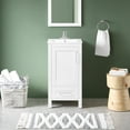 thumbnail image 4 of Ove Decors Kansas 18 W x 16" D Freestanding Bathroom Vanity with Sink, Pure White, 4 of 25