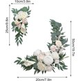 thumbnail image 2 of Artificial Wedding Arch Flowers,Happon 2 Pcs Wedding Flowers for Wedding Welcome Signs Floral Decorations and Arch Flowers for DIY Party Ceremony Reception Backdrop Decor(Purple), 2 of 6