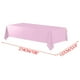 thumbnail image 2 of Mantel de plástico rectangular desechable | Cubierta de mesa de picnic resistente a líquidos y sin BPA 108×54 pulgadas – Elegant Solid & Plaid Designs en paquete único, 2 of 2