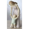 Pack of 4 Love's Masterpiece Mother and Child "Helping Hands" Figures 6"
