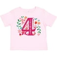 thumbnail image 3 of Inktastic 4th Birthday Party Photo Number 4 Girls Toddler T-Shirt, 3 of 5