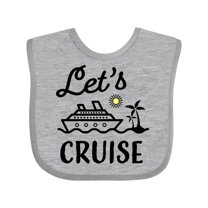 Inktastic Lets Cruise Boys or Girls Baby Bib