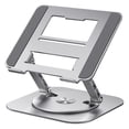 thumbnail image 1 of Laptops Stand Aluminum Alloy Rotating Bracket 360 Multi Angle Stand With Heat Vent Foldable Tablet Support Stand, 1 of 2