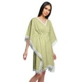 thumbnail image 5 of Moomaya Cutwork Lace Beach Kaftan For Women Printed Bikini Caftan Plus Size, 5 of 6