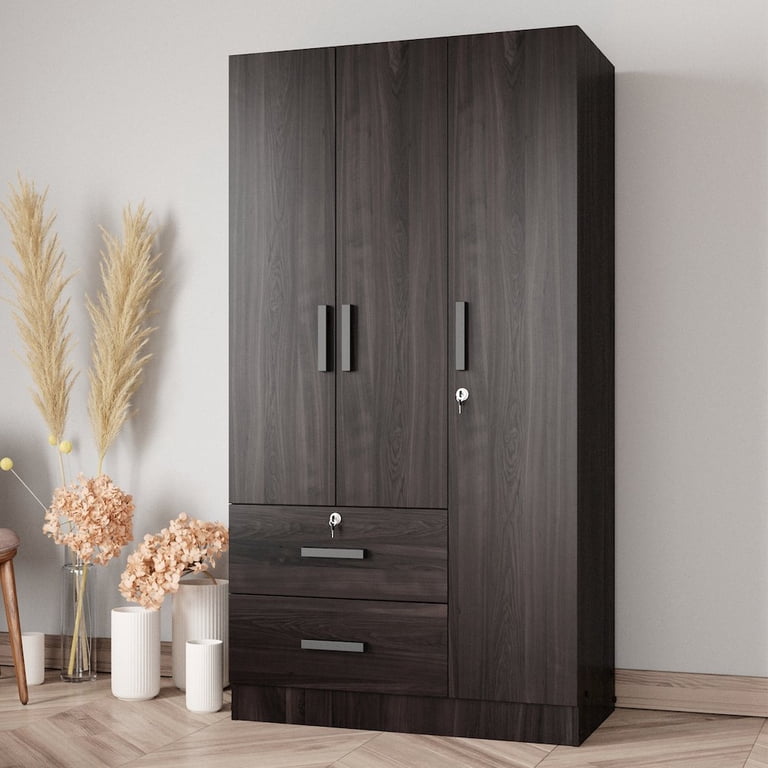 Better Home Products Symphony Wardrobe Armoire Closet with Two