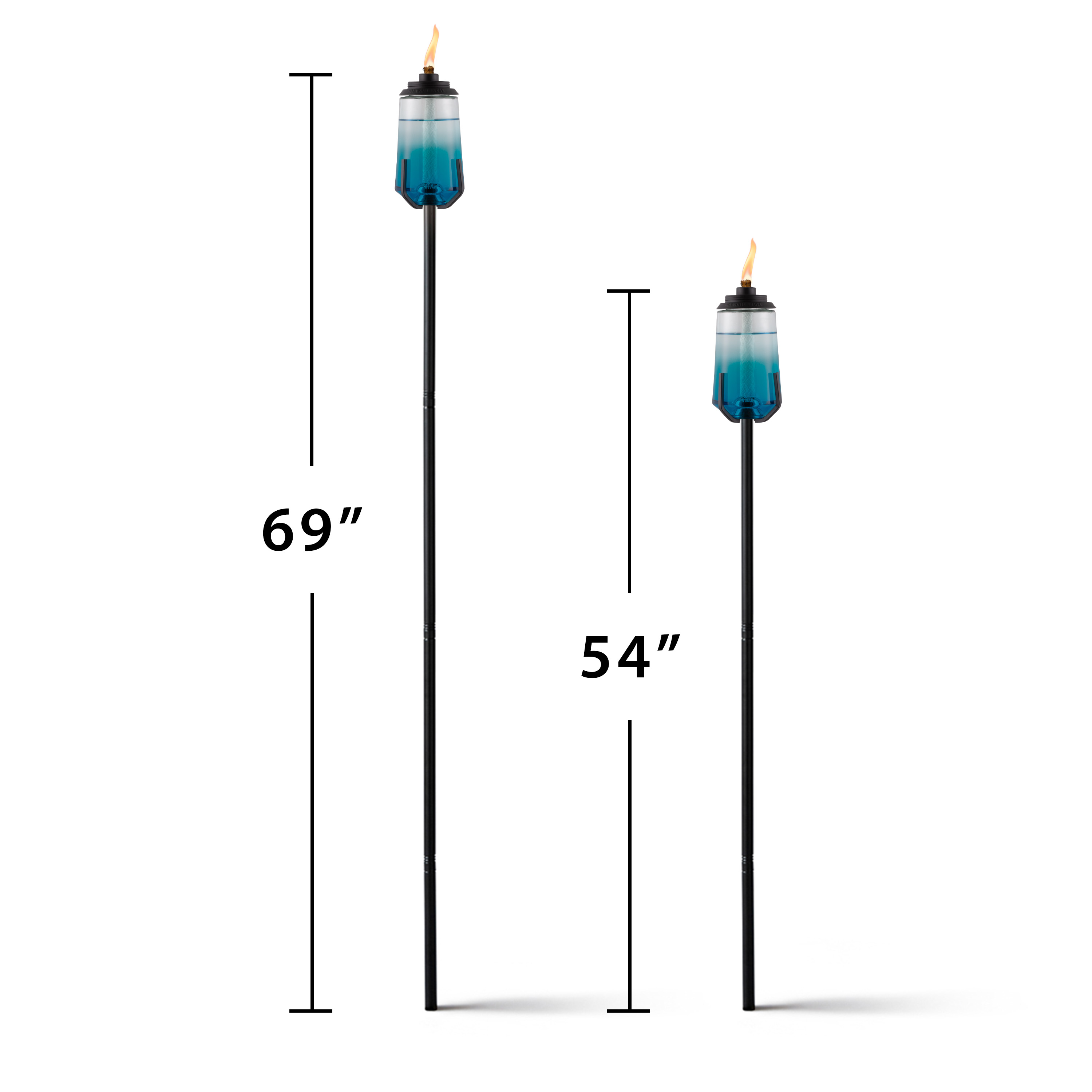 69 Inch TIKI Torch Industrial Glass