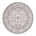 thumbnail image 2 of Unique Loom Eco Traditional Collection Area Rug - Coherance (7' Round Ivory/Gray), 2 of 6