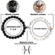 thumbnail image 5 of Pulseras De Pareja De Corona Pulseras De Cuentas Magnéticas De Piedra Natural Regalos Para Amigos De La Familia Methold AP007125-05, 5 of 5