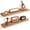 Natural-Flat Edge, 32inch, 2Packs, variant on Floating Shelves For Wall Decor  8" Deep Rustic Solid Elm Wood Mounted With Invisible Bracket Living Room Bathroom Bedroom Kitchen 20 Inch Set Of 2