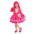 thumbnail image 2 of Pink Princess Dress Outfit with Jacket, Bag, Belt and Wig Featuring a Pink Dress, Matching Cropped Jacket, Cute Heart Pouch, Decorative Belt and Long Pink Wig - Great for Parties, and School Events, 2 of 9