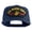 Navy, variant on US Marine Corps WWII Veteran Patched Solid Cotton Twill 5 Panel Prostyle Snap Cap - Navy OSFM