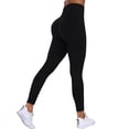 thumbnail image 2 of Zjunqe Celsior Cellulite Leggings for Women Anti Cellulite Leggings Butt Lifting Tummy Control Resistance Bands Leggings Compression Leggings High Waisted Push Up Sculpting Fitness Pants Black L, 2 of 8