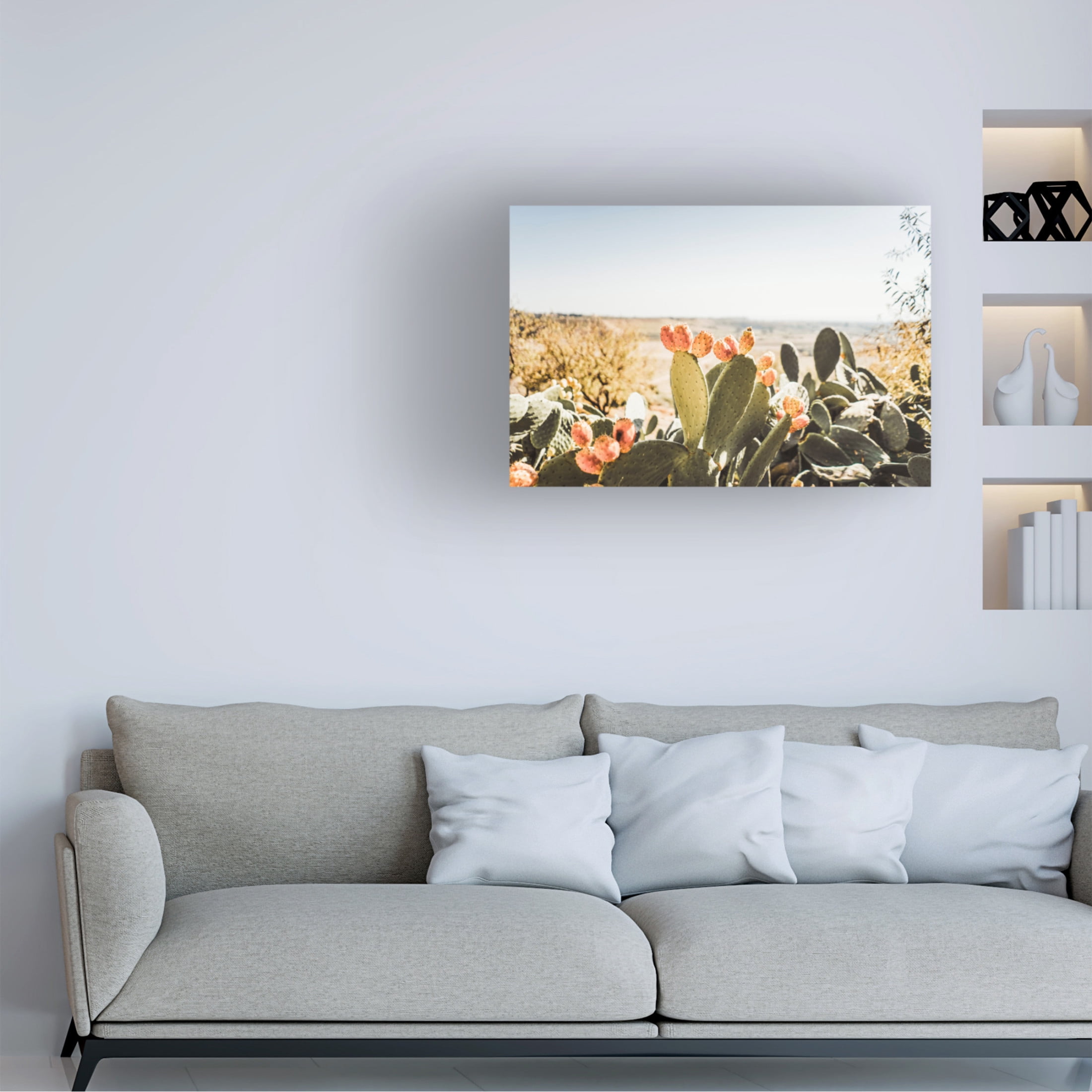 Canvas Wall Art - Krista Broadway 'Estero' Wall Art for Living Room, Bedroom, or Office Décor by Trademark Fine Art - 19 x 12 Inches
