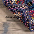 thumbnail image 2 of Jaipur Art And Craft Multicolor Natural Fiber Hand Braided Reversible Cotton Area Rug (2.6x6 Sq ft), 2 of 6