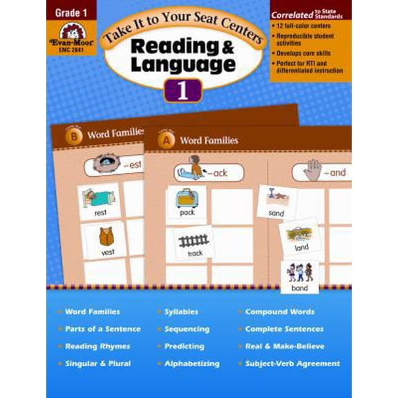 Pre-Owned Take It to Your Seat Reading and Language Centers, Grade 1 (Paperback) 1609631145 9781609631147