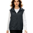 thumbnail image 4 of Lightweight Vest Jackets for Women Summer Sleeveless Zip Up Hooded Outerwear with Pockets Breathable Travel Hiking Vest, 4 of 9