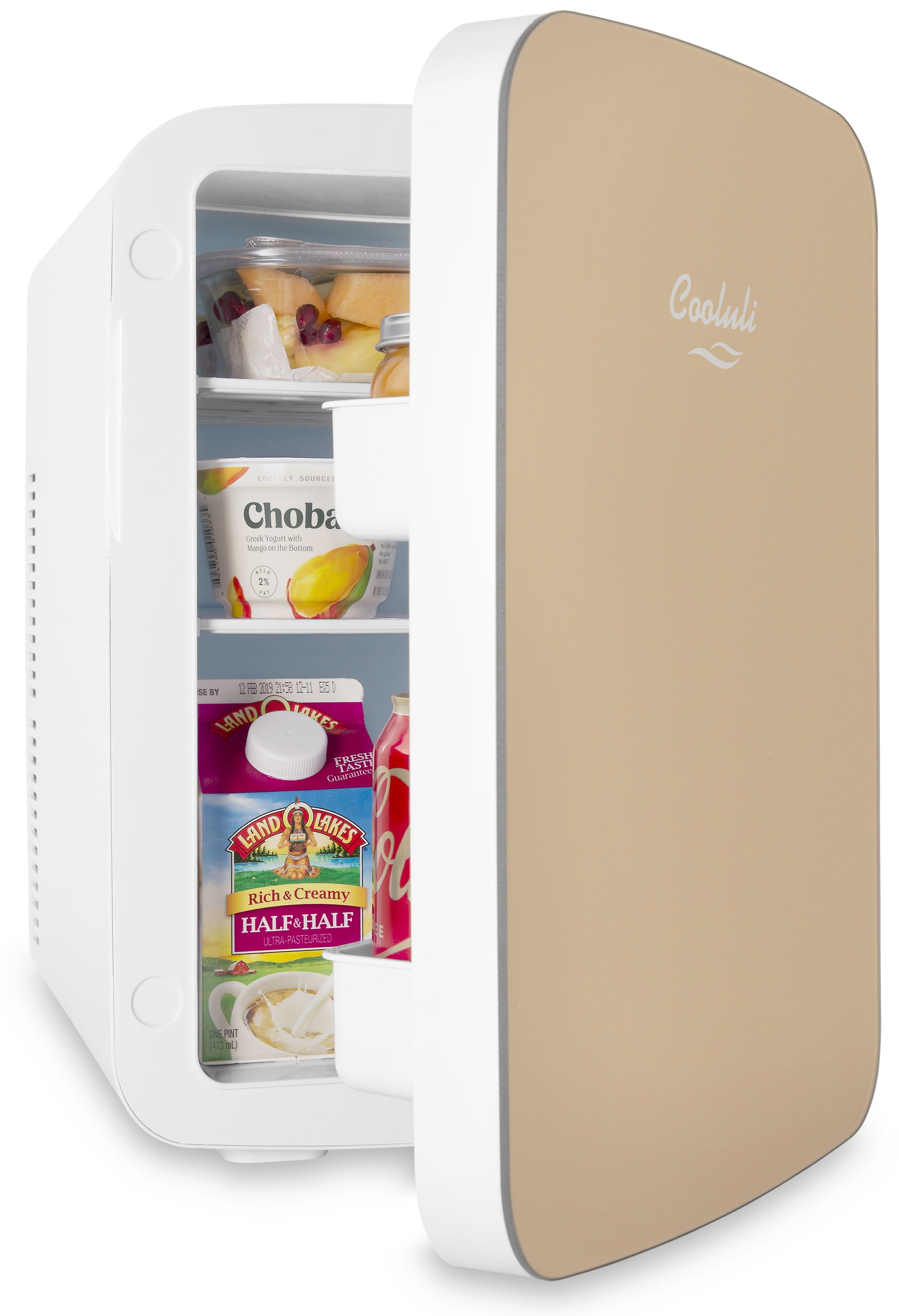 Cooluli Infinity Energy Efficient Refrigerator with Shelves, 11.46 lb