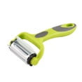 thumbnail image 6 of Stainless Steel Potato Peeler - 3-Blade Multi-Function Fruit & Vegetable Peeler with Julienne Slicer, Serrated & Straight Blades, Non-Slip Ergonomic Handle, 15cm Kitchen Gadget, 6 of 9