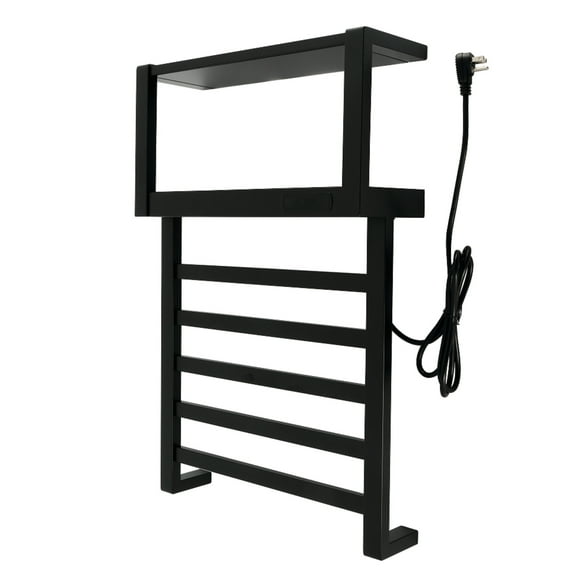 Kingston Brass DTC182830 Markus Wall Mount Plug-In Towel Warmer, Matte Black