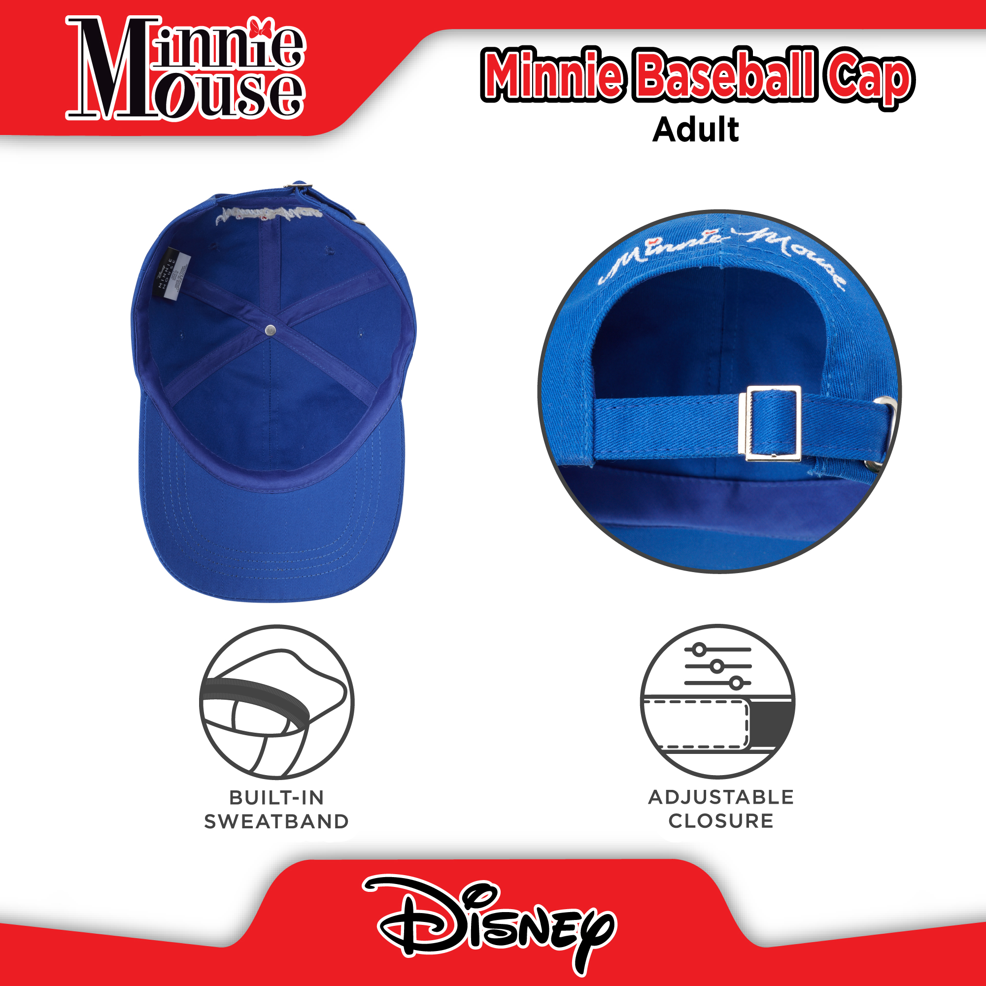 Disney Women’s Minnie Mouse Hat – Baseball Cap, Mom Hat - image 4 of 8