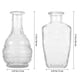 thumbnail image 5 of jarrones de flores de cristal de estilo retro, transparentes, para decoración del hogar., 5 of 8
