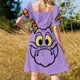 thumbnail image 3 of Figment-vestido sin mangas de cara grande para mujer elegante vestido de playa de lujo ropa femenina, 3 of 5