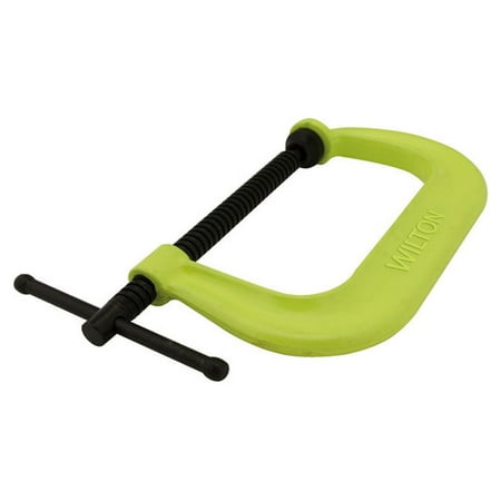 UPC: 0019907143017 | Wilton 14301 400 Series 3 in. Jaw Capacity Hi-Vis Safety C-Clamp