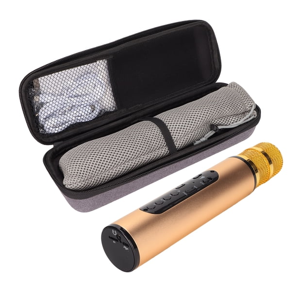 Micrófono portátil de mano, micrófono inalámbrico para Karaoke con Bluetooth, micrófono para Karaoke, micrófono inalámbrico para Karaoke con Bluetooth, grado profesional