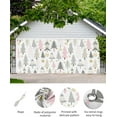 thumbnail image 2 of Christmas Garage Door Banner Cover 6 x 13 ft, Merry Christmas Xmas Tree Snowflake Texture Pink Christmas Garage Door Decorations Holiday Christmas Backdrop Decor for Winter New Year Xmas Party, 2 of 6