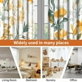 thumbnail image 6 of Lfeey Yellow Floral Spring Blackout Curtains, Room Darkening Grommet Window Curtains, 84 Inch Length, 2 Panels, 6 of 6
